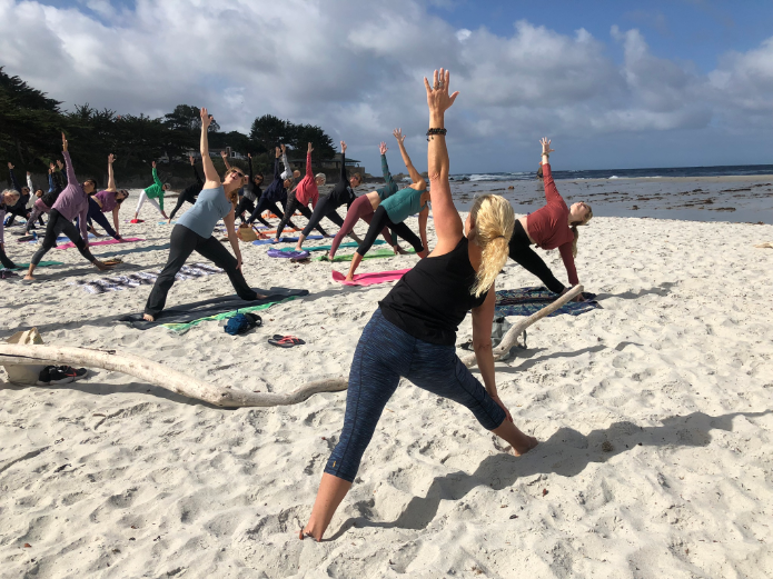 beach yoga - Seaside Yoga Sanctuary CA